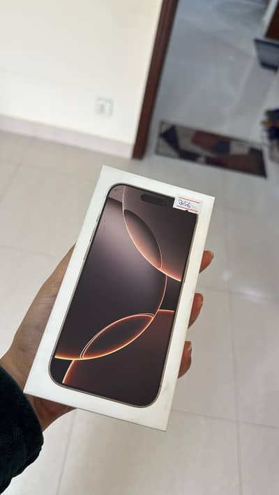 Iphone 16 pro PTA Approved Battery Health 100% Full Box slightly used