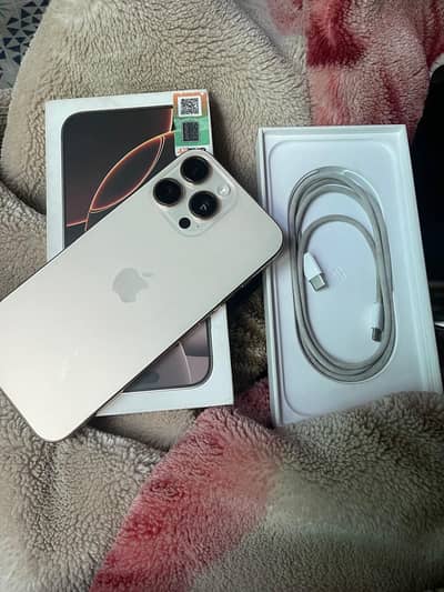 16 Pro Max PTA 100% BH 256 GB