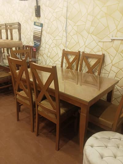 Dining table set/ Dining table and chairs/ 6 chairs set /wooden dining