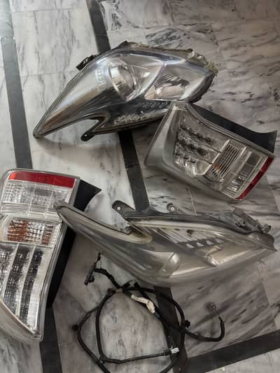 Prius 2011 headlights and backlights for sale