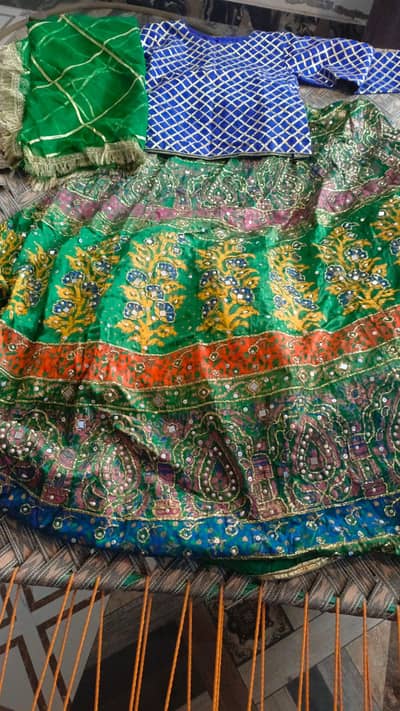 three pieces lehnga set