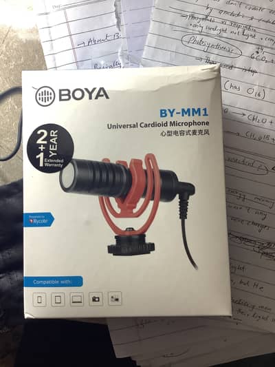 Boya original BY-MM1 universal cardioid microphone + 3 years warranty