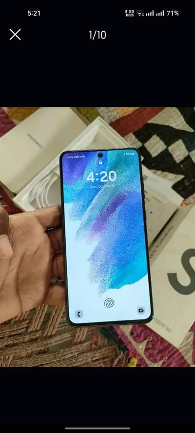 Samsung s21 5G 256GB complete Box sath hai  PTAch approved lifetime
