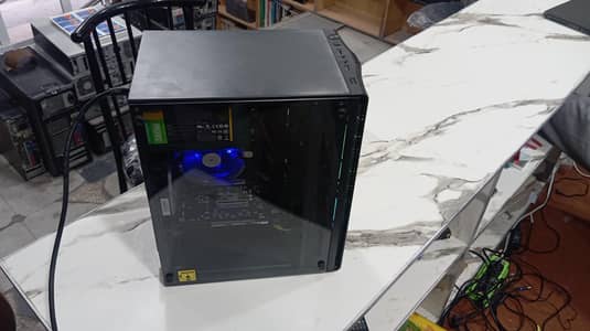 gaming cpu tower with 2 gb ddr5 128 bit graphic card