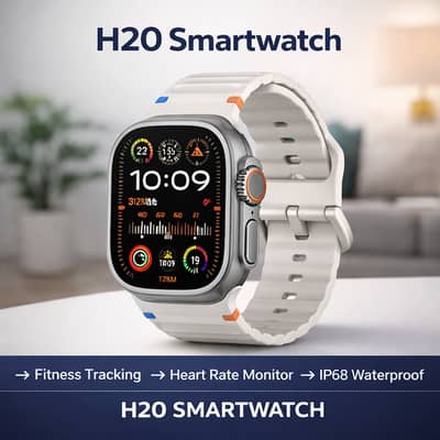 H20 Waterproof Smart Watch – Fitness + Style + Performance  H20 Serie