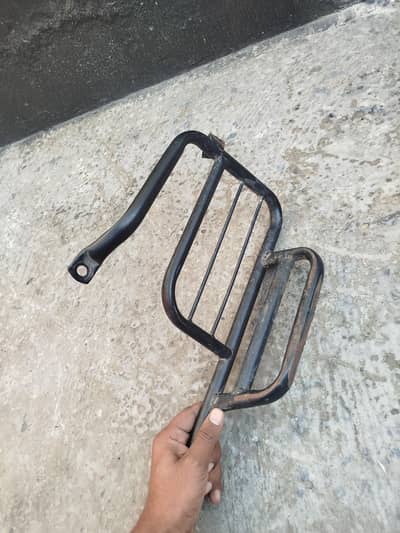 footrest for cb150 , gs150 with 2 crash guard