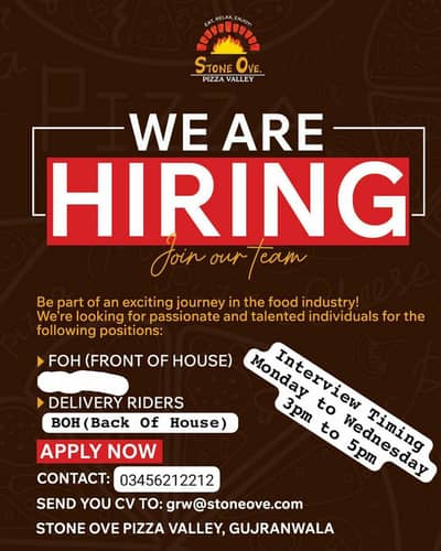 job hiring for rider
