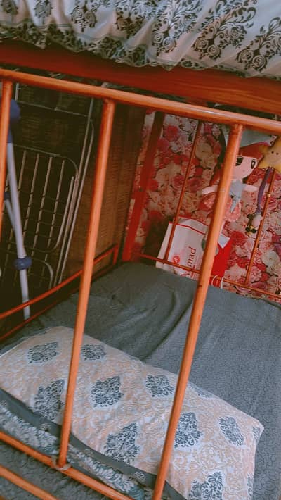 Iron doubled bed