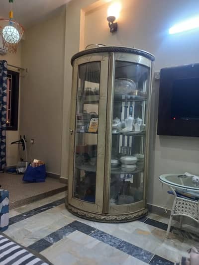 crockery or medals and sheild display cupboard