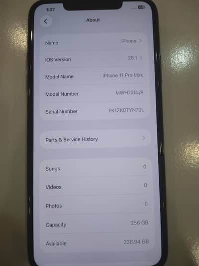 iPhone 11 Pro Max 256GB PTA Approved - Non-Repaired Board