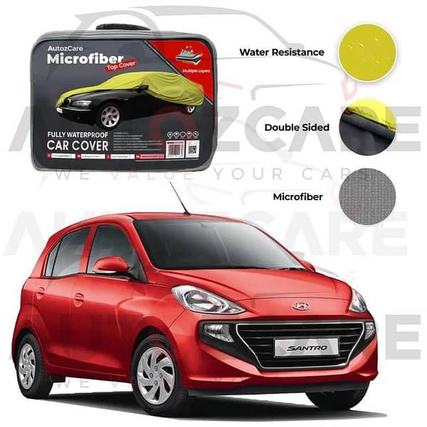 Hyundai Santro Microfiber Top Cover - Model 2003-2014