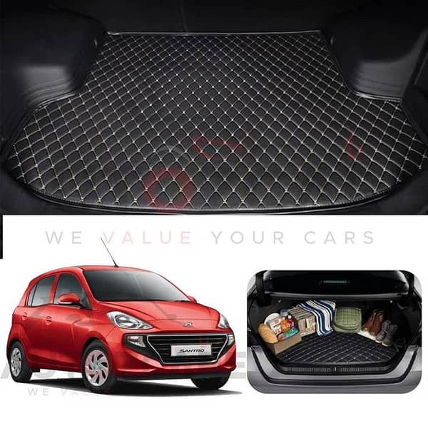 Hyundai Santro 7D Custom Car Trunk Mat - Model 2003-2014