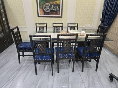 Dining table with 8 chairs