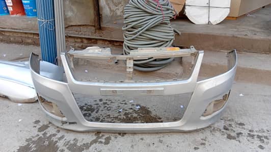 Suzuki Wagonr Front & Rare Silver Original Spare Bumpers - Second Hand