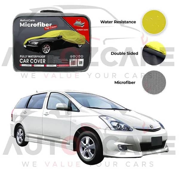 Toyota Wish Microfiber Car Top Cover - Model 2003-2008