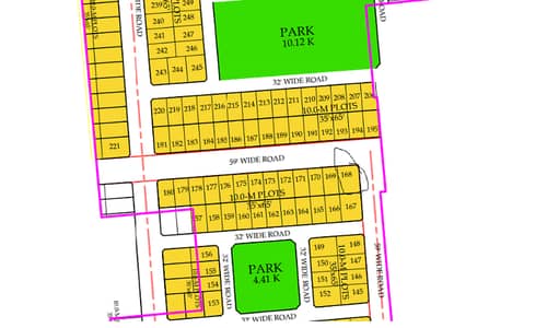 10 Marla Corner Plot for Sale in Din Gardens Faisalabad
