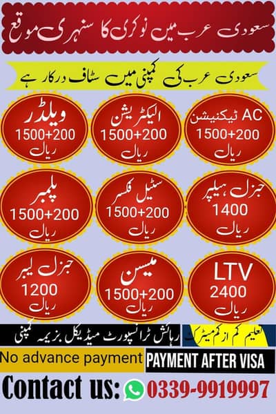 for more information contact the number