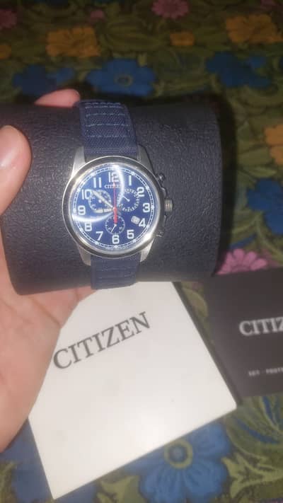 Citizen Eco Drive Chrono military blue Original