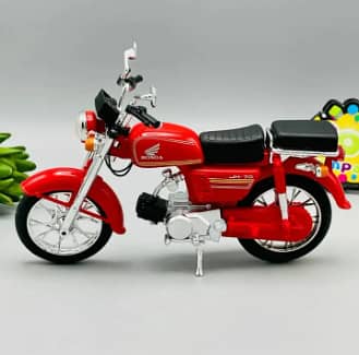 Diecast Honda 70 Motorcycle Classic Model Bike Toy 1:12