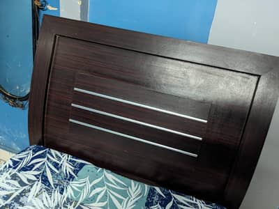 Solid Wooden Single Bed - Modern Design