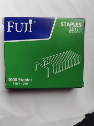 Fuji Heavy Duty Staples 23/15-H (15mm) – Box of 1000