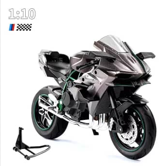 Diecast Kawasaki Ninja H2R, Ducati Double Silencer, VAS Panigale Bike