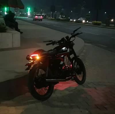 cd 70 converted cafe racer