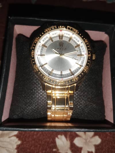premium gold watch