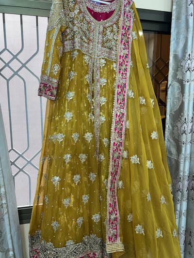 Bridal mehendi dress