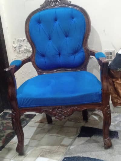 2 piece of chairs are for sale. . . .