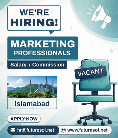 We Are Hiring – Marketing Professionals