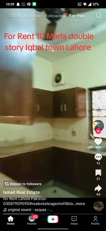 6 Marla lower separate portion for rent