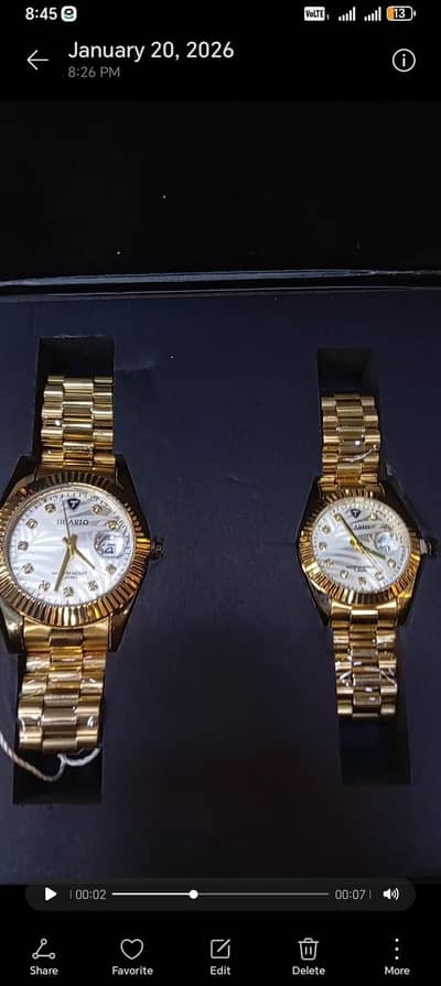Couple watch