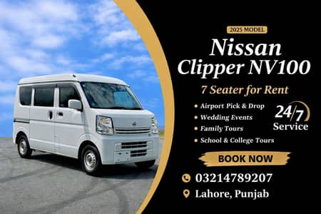 Rent a Car / Nissan Every Clipper Rent Service/ Tour & Wedding Booking