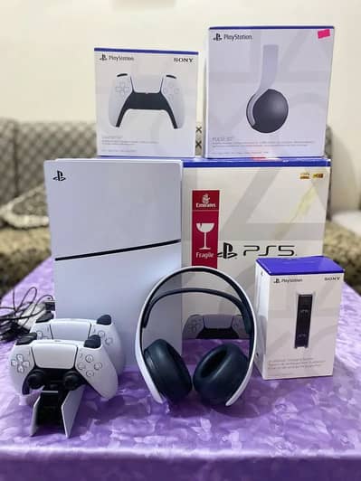 PS5 slim 1tb Disk edition for sale playstation 5 game