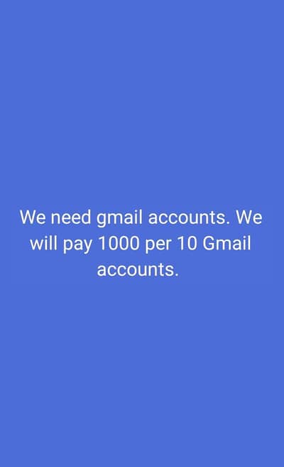 Job for creating Gmail Account