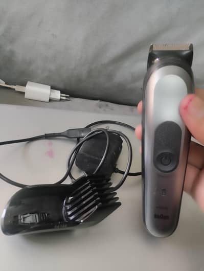 braun trimmer with comb and charger imported hai
