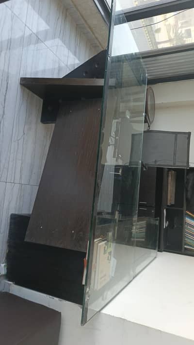 glass executive table