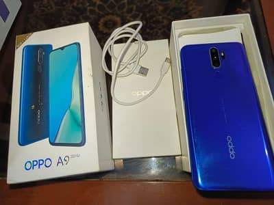 oppo A9 2020 8+4gb 128gb complete box no open repair