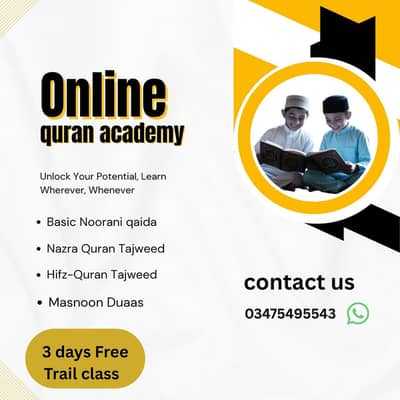 male and female online quran teacher