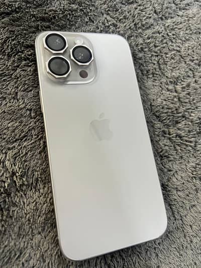 Iphone 15 pro max silver titanium pta aproved 256/gb