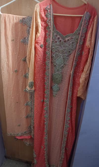 Barat and Walima dress with clutch