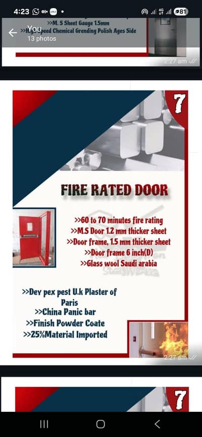 Industrial Fire Exit Doors I Emergency Exit Fire Doors For Fire Safety