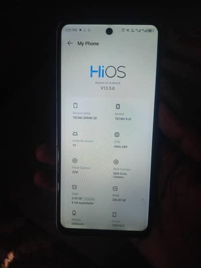 spark 20  8gb 256 gb dabal sem aprovid