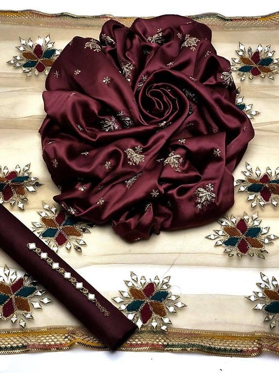 3-Piece Shamoz Silk Dress by Fancy – Ideal for Special Occasions