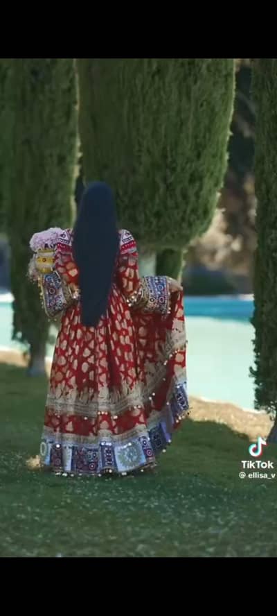 afghan frock. . . pure banarse fabric