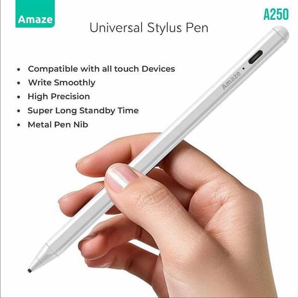 Amaze A250 Universal Stylus Pen for Laptops/Tablets/Mobiles