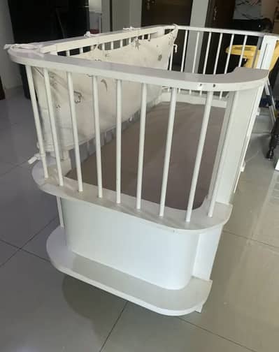 Baby wooden cot