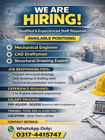 Hiring SMD Screen Technician – Johar Town, Lahore | Fresher | 40K-50K