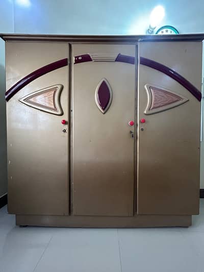 Wooden 3 Door Wardrobe